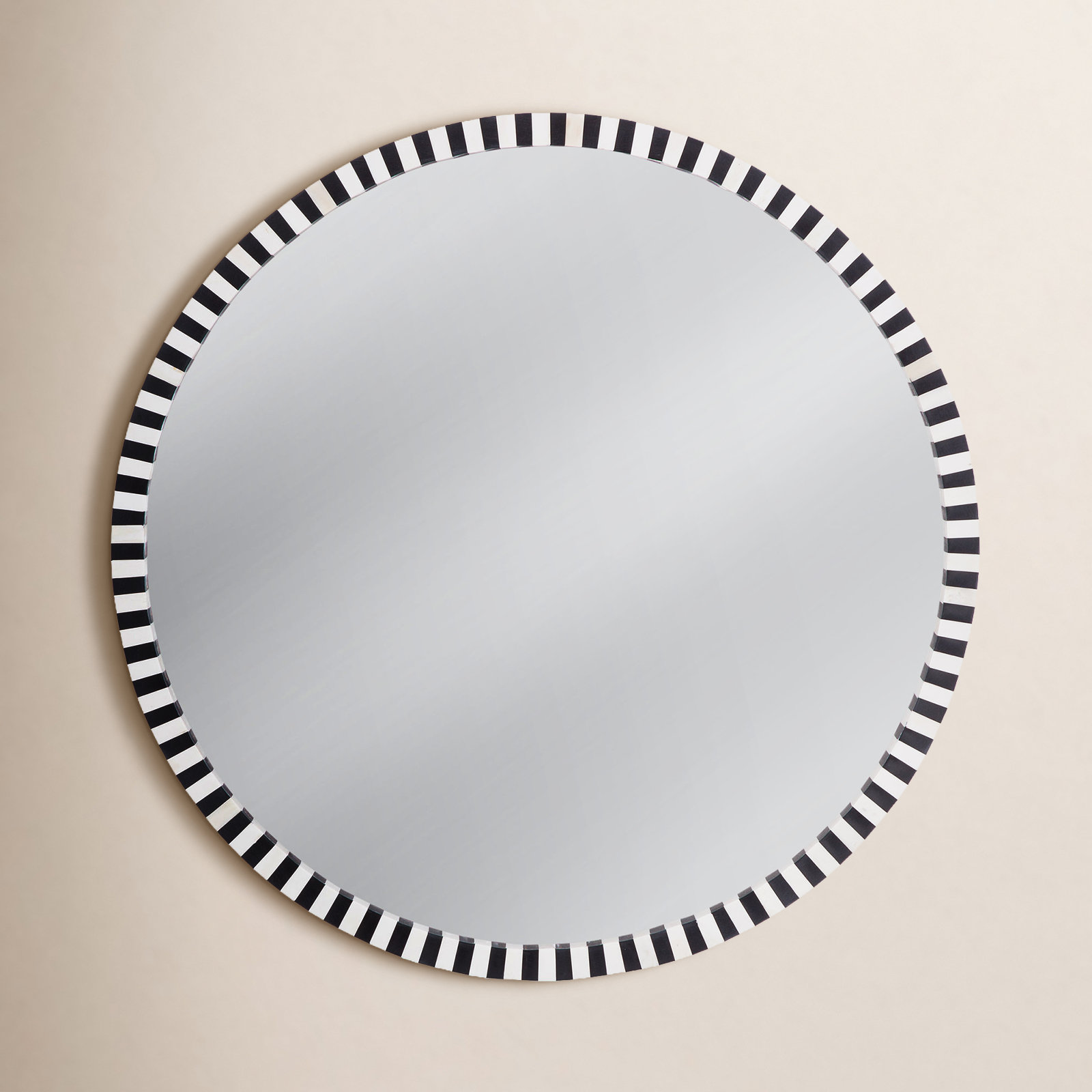 Alexandria 32" Bone Accent Mirror