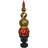 Fraser Hill Farm 50-in. Resin Ball and Finial Topiary in Pedestal Urn