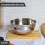 Buckingham Salad Mixing Bowl Stainless Steel with Hammered Effect-1449013119