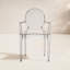 Chaise avec accoudoirs Louis Ghost-32489279