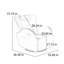 Chaise longue multifonctionnelle et confortable