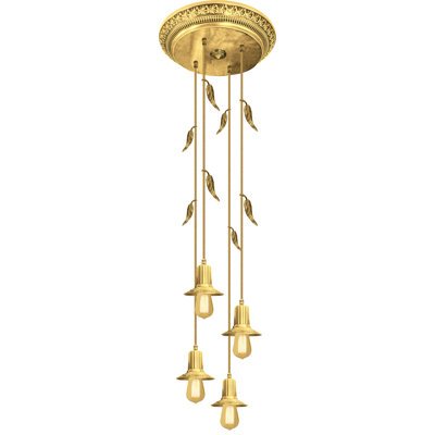Esko 4 - Light Candle Integrated LED Chandelier