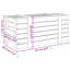Marlow Home Co. Storage Box White 91X40.5X42 Cm Solid Wood Pine-181935076