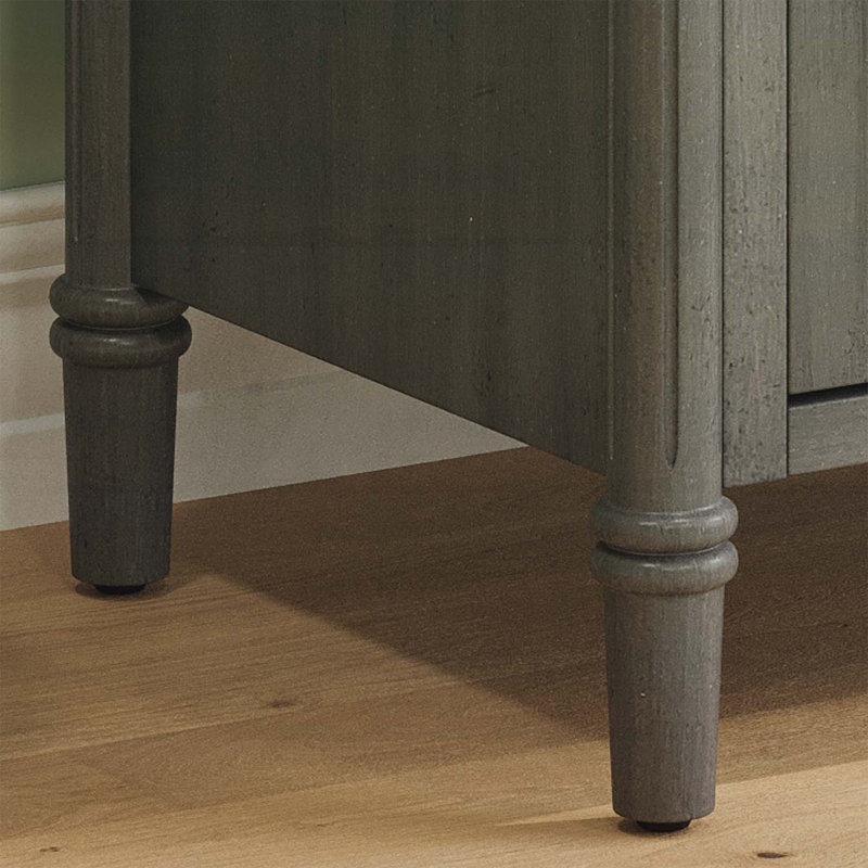 Meuble-lavabo 31 po avec lavabo, Gris antique