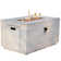Deserai 23.8'' H x 42.5'' W Magnesium Oxide Propane Outdoor Fire Pit Table with Lid