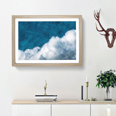 Crisp Clouds - Picture Frame Painting Print