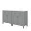 Ensemble de meuble-lavabo simple 60 po avec lavabo double 60 po-1293555846