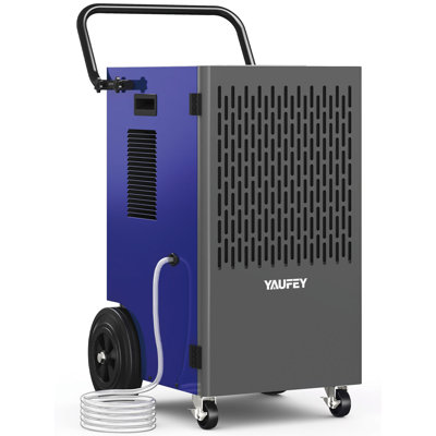 155 Pints Commercial Dehumidifier with Pump, Anti-Corrosion Technology for 7,500 sq. ft.