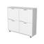 Armoire de rangement à chaussures inclinable avec plusieurs compartiments et design moderne