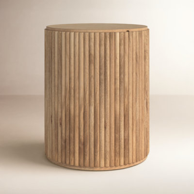 Chessa Solid Wood End Table