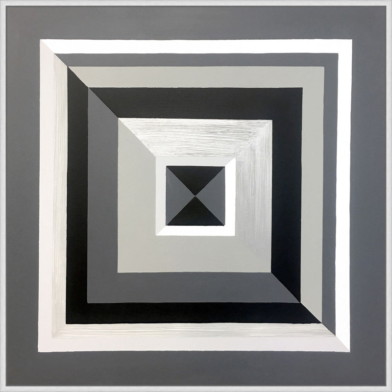 Chrome Graphics 2' Framed Graphic Art Print on Canvas