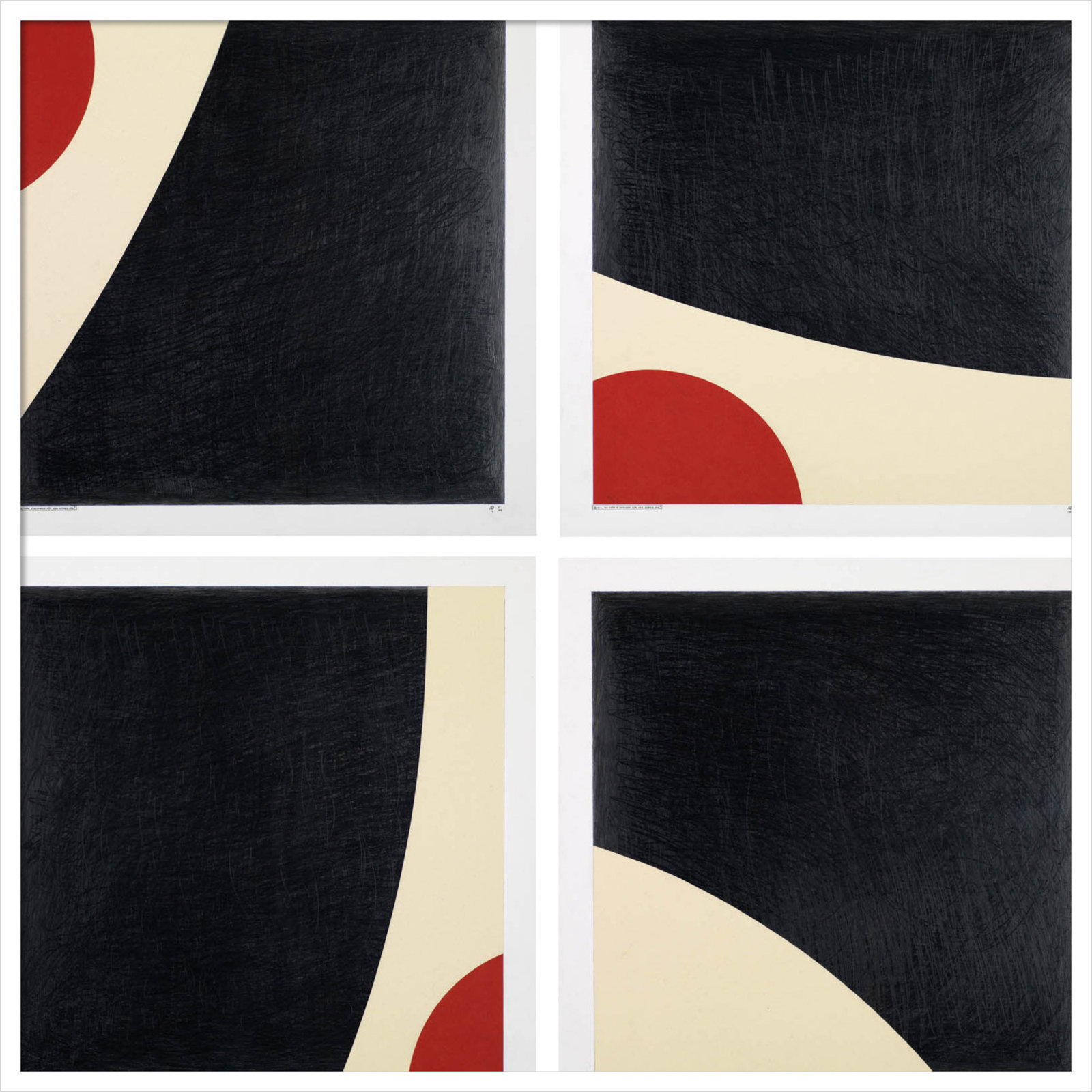 Dawna "Does My Bum Look Big in This?" Print, White Framed, 41" H x 41" W