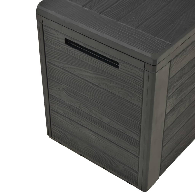 WFX Utility 44cm W 290L Water Resistant Plastic Lockable Deck Box in Anthracite