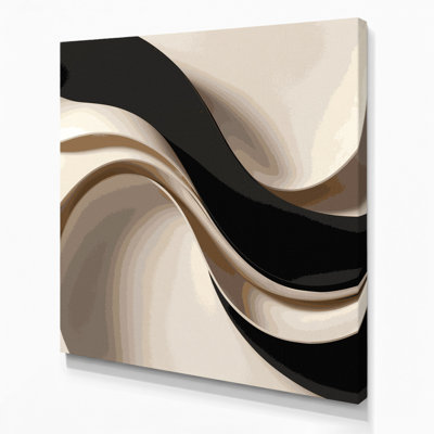 Gradient abstrait 40, toile beige