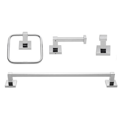 Heuraux 4 - Piece Bathroom Hardware Set