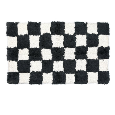 Checkerboard Bath Rug