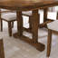 Ensemble de table de salle à manger extensible 76,89 "moderne 6 pièces avec rallonge amovible, 4 chaises et banc-1335934488