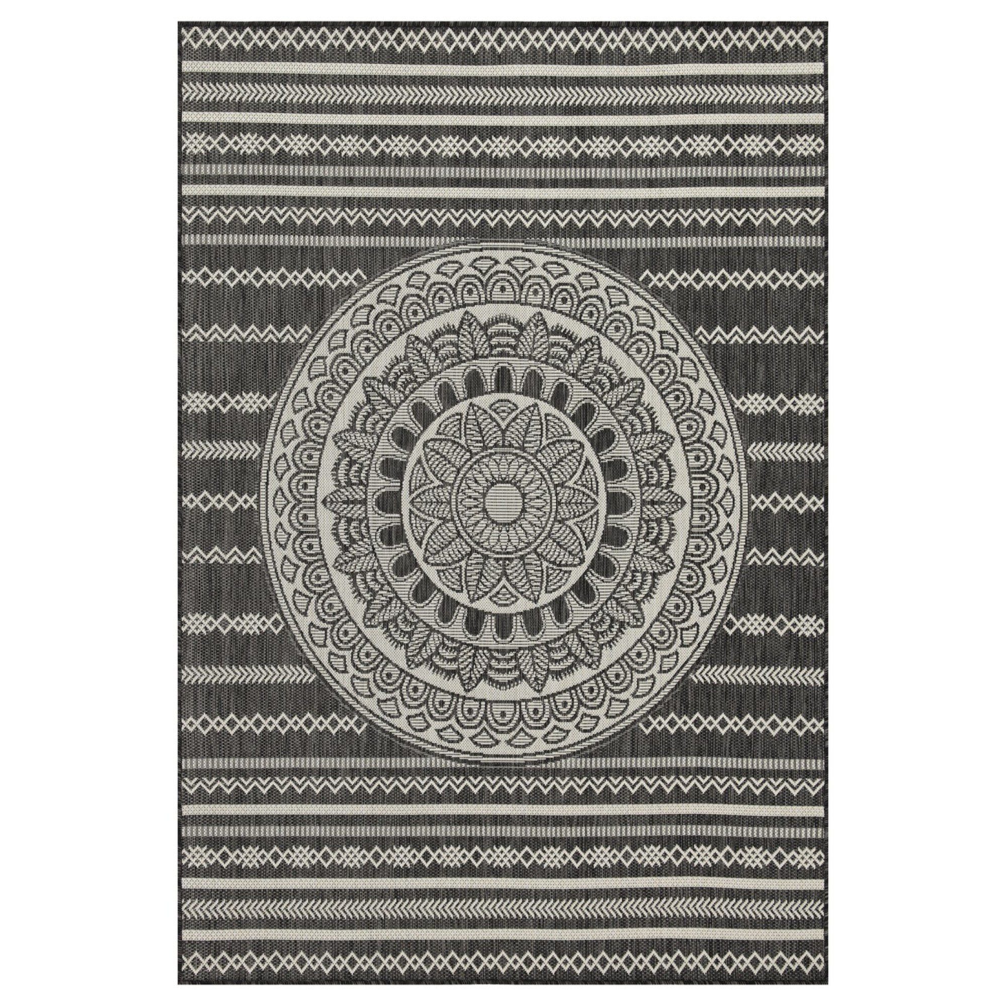 Hokku Designs Stain Resistant Polypropylene Indoor/outdoor Rug ...