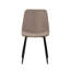 Chaise rembourrée taupe Benicio