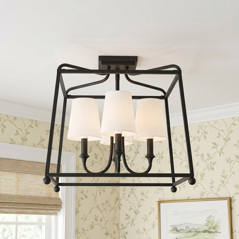 Sylvan Silk Flush Mount