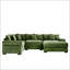 Canapé modulaire surdimensionné avec repose-pieds Cloud-132952696