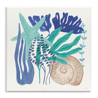  «Layered Coastal Shells», art mural par Véronique Charron