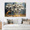 Cerisier blanc en fleurs - Ensemble d'art mural cerisier en fleurs