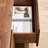 Modern simple black walnut TV cabinet-106325414