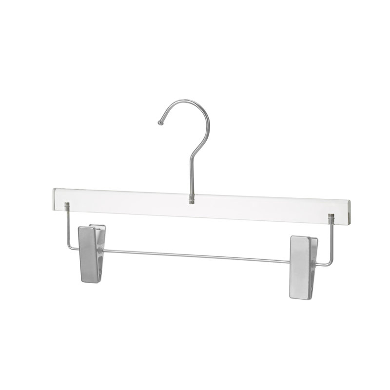 Cintres de qualité en acrylique transparent, 1, Argent