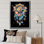 «Vyan Gold Dreamcatcher Celestial Dreams II», reproduction sur toile