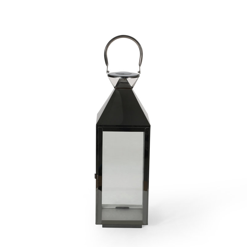 Lanterne d'extérieur Jacobi, Noir, H 21,25 po x l 7,25 po x P 7,5 po