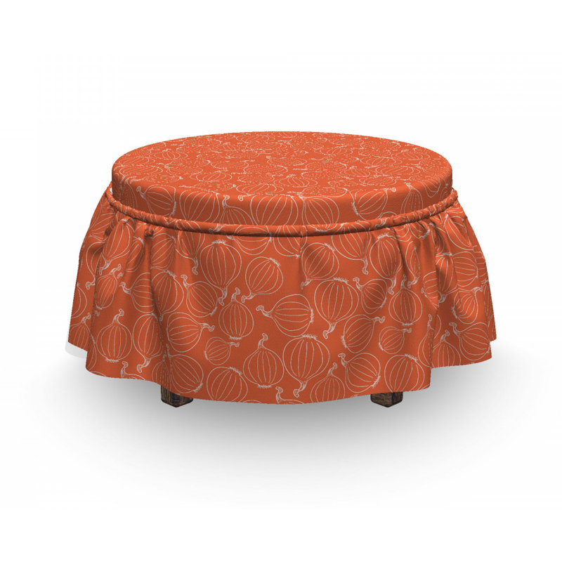 Housse pour repose-pieds contour oignons