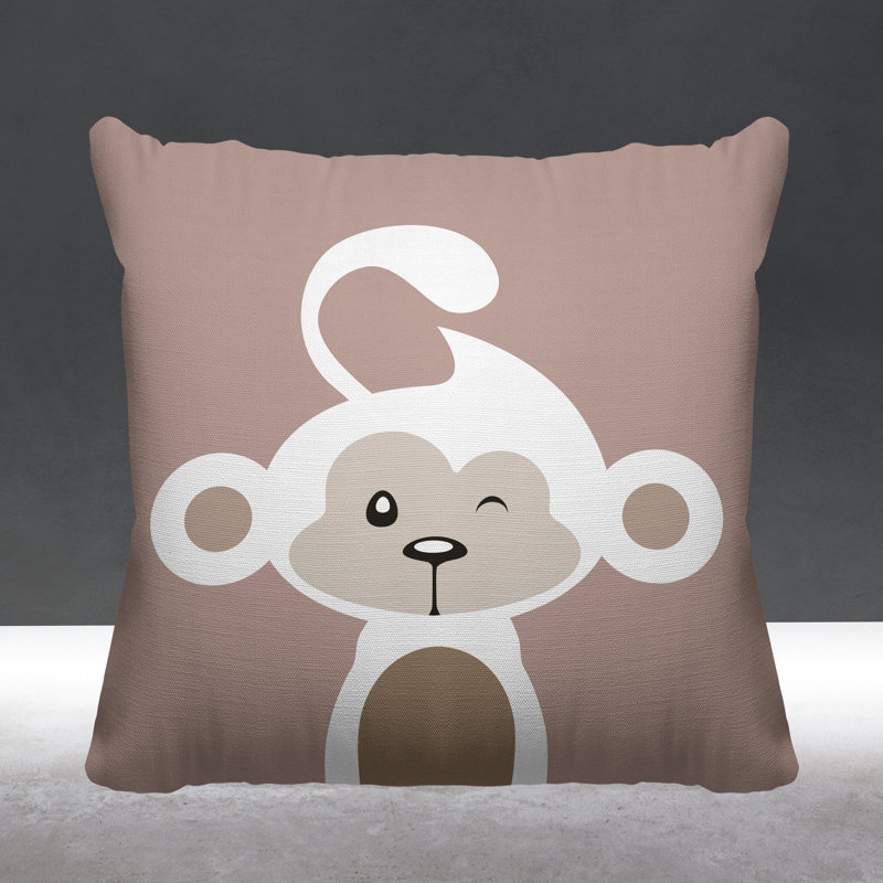 Coussin intérieur Ollie, 19 po x 19 po, Ombre, Carré