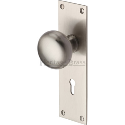 Heritage Brass Balmoral Keyed Door Knob