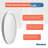 7 in.Round 10.3-Watt 3000K LED Flush Mount Light, 1150 Lumens-111706977