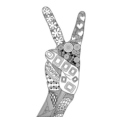 Gesture Of Peace - Wrapped Canvas Print