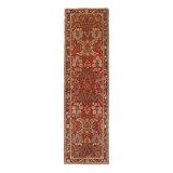 Oriental Area Rug in Rust