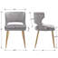 Fauteuil à oreilles en velours khanya-449638220