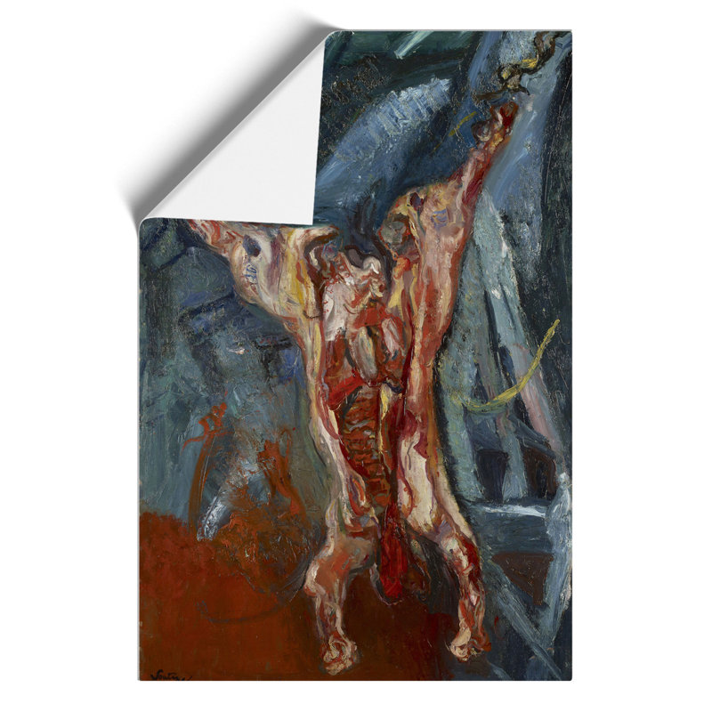 Beef Carcass by Chaim Soutine - Unframed Painting, 84cm H x 59cm W x 0.1cm D