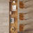 Minimalist Brown Rectangular Solid Wood Bar Counter-299919522