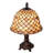 12" High Tiffany Fishscale Mini Lamp