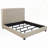 Upholstered Eastern King Panel Bed