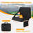 Heated Stadium Seat with Back, Foldable, Padded, 10000mAh Power Bank, Carry Handle for Outdoors-107545476