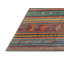 Tapis de zone verte/orange contemporaine-744315214