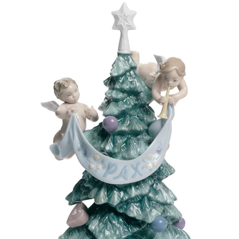 Evergreen Of Peace Tree Figurine
