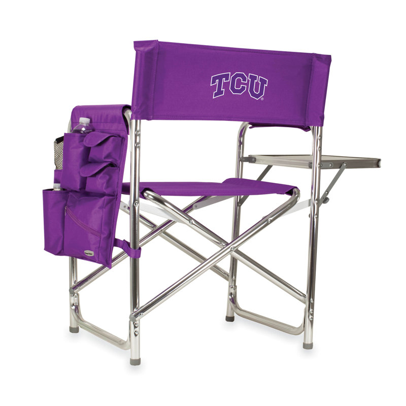 Sports Chair Director Chair, Purple, Texas Christian University Horned Frogs