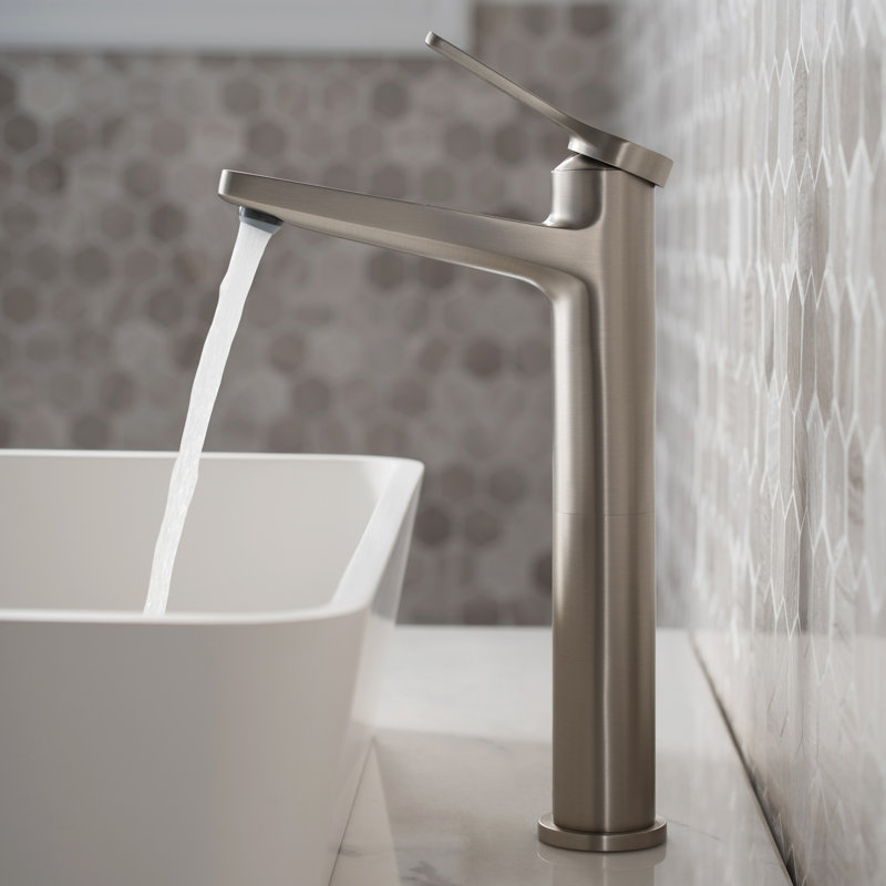 Robinet de lavabo vasque avec bonde Indy, Acier inoxydable