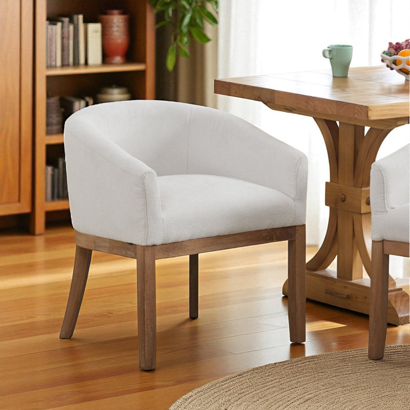 Chaise de salle à manger Kanalu, Blanc, 1