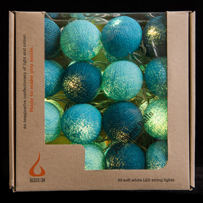 Misti LED Cotton Ball String Light