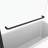 Bath Tub Shower Screen 3458 With Tempered Glass And Towel Bar - Matte Black For Bathroom 180 Degrees Pivot Door Seal Strip To Leaks Product 1/4" Enclosure Socket Holder Bracket-121479040
